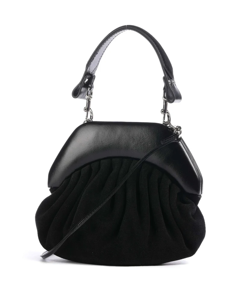 Vivienne Westwood Brooke Suede Handtasche black