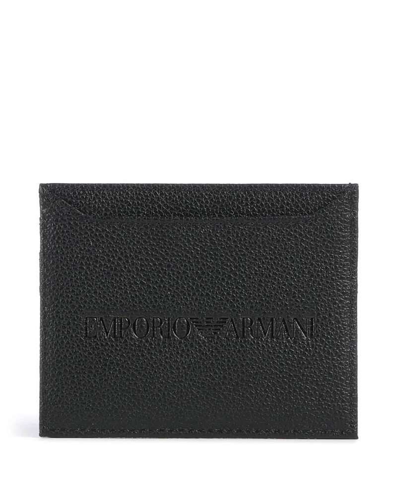 Emporio Armani Milano Kreditkartenetui black beauty