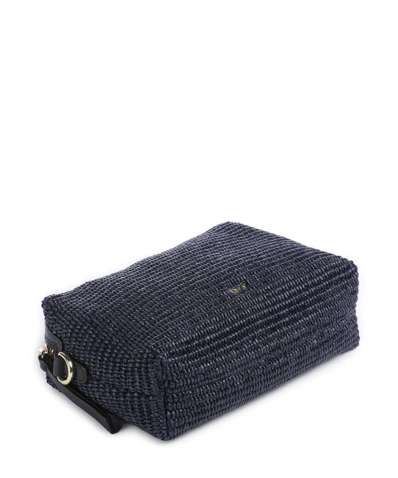 Abro Raffia Kaia Umhängetasche navy