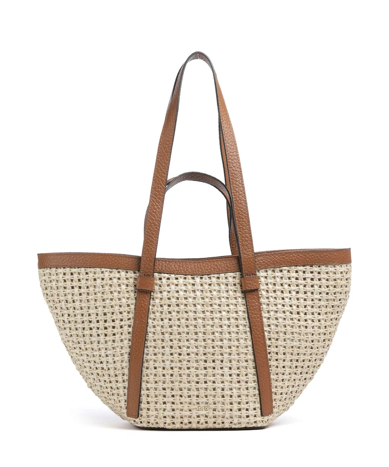 Abro Raffia Cordino Cosmo Medium Shopper caramel/cognac