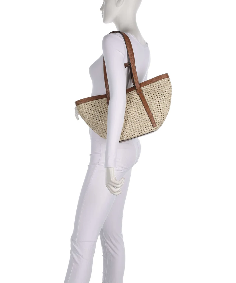Abro Raffia Cordino Cosmo Medium Shopper caramel/cognac