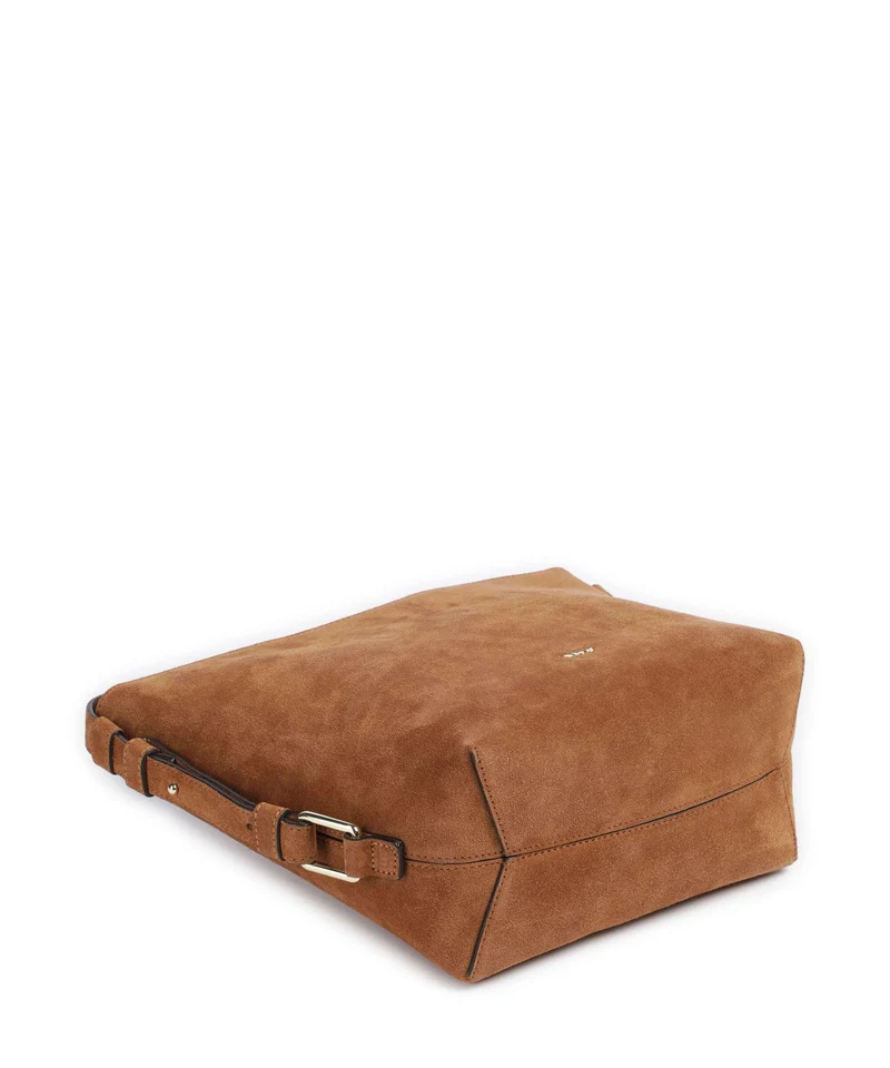 Abro Suede Cosmo Umhängetasche cuoio