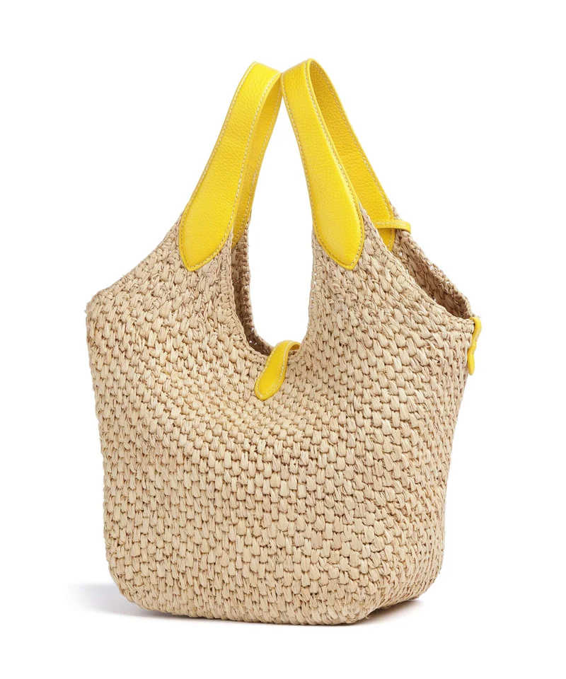 Polo Ralph Lauren Play Medium Handtasche natural/canary yellow