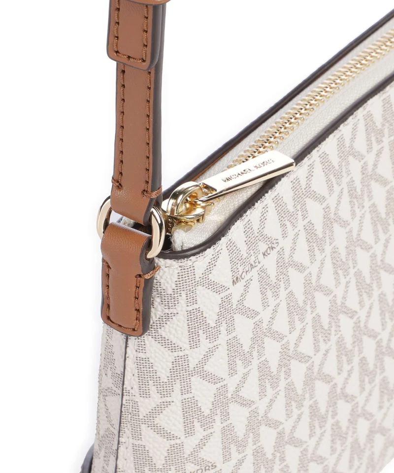 Michael Kors Murphy Small Umhängetasche vanilla/acorn