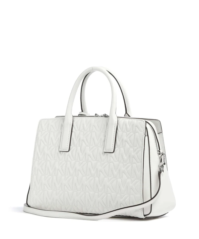 Michael Kors Laila Medium Handtasche optic white