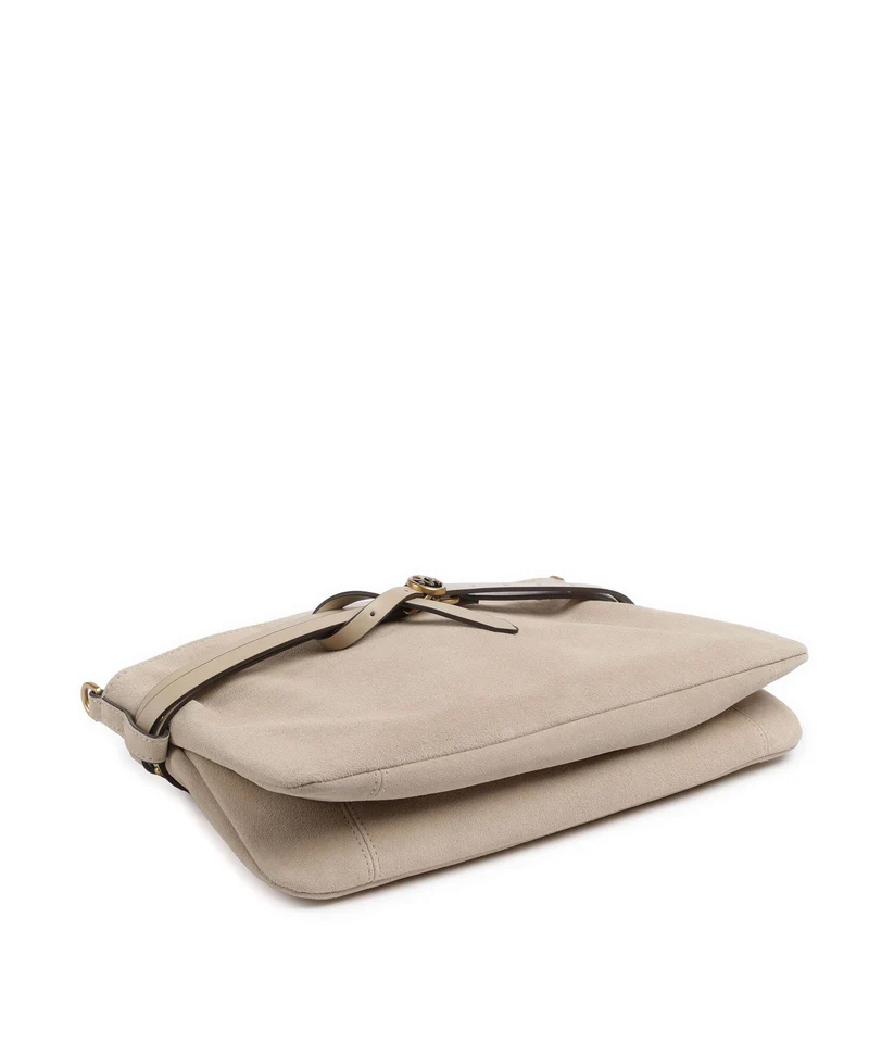 Pinko Belt Classic Schultertasche beige/grigio fumo/antique gold