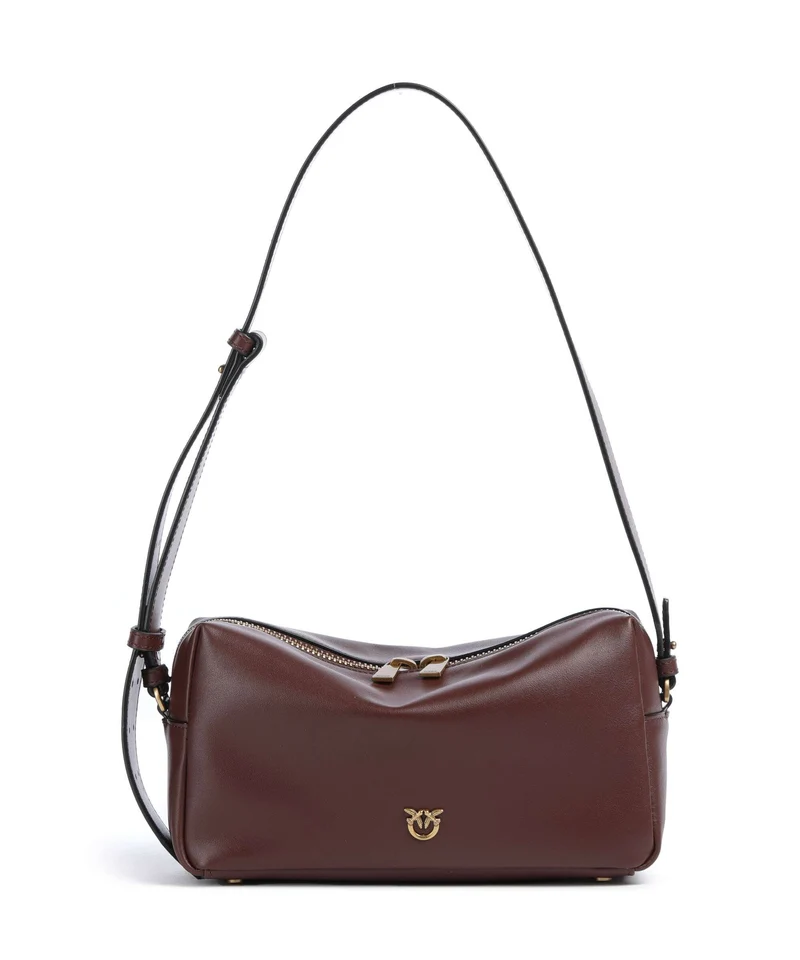 Pinko Schultertasche burgundy wine/antique gold