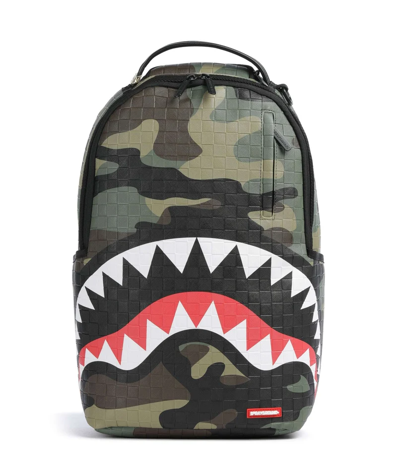 Sprayground Woodland Camo Check Rucksack multicolour