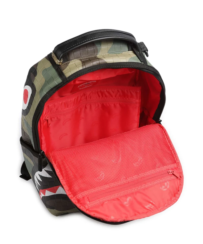 Sprayground Woodland Camo Check Rucksack multicolour