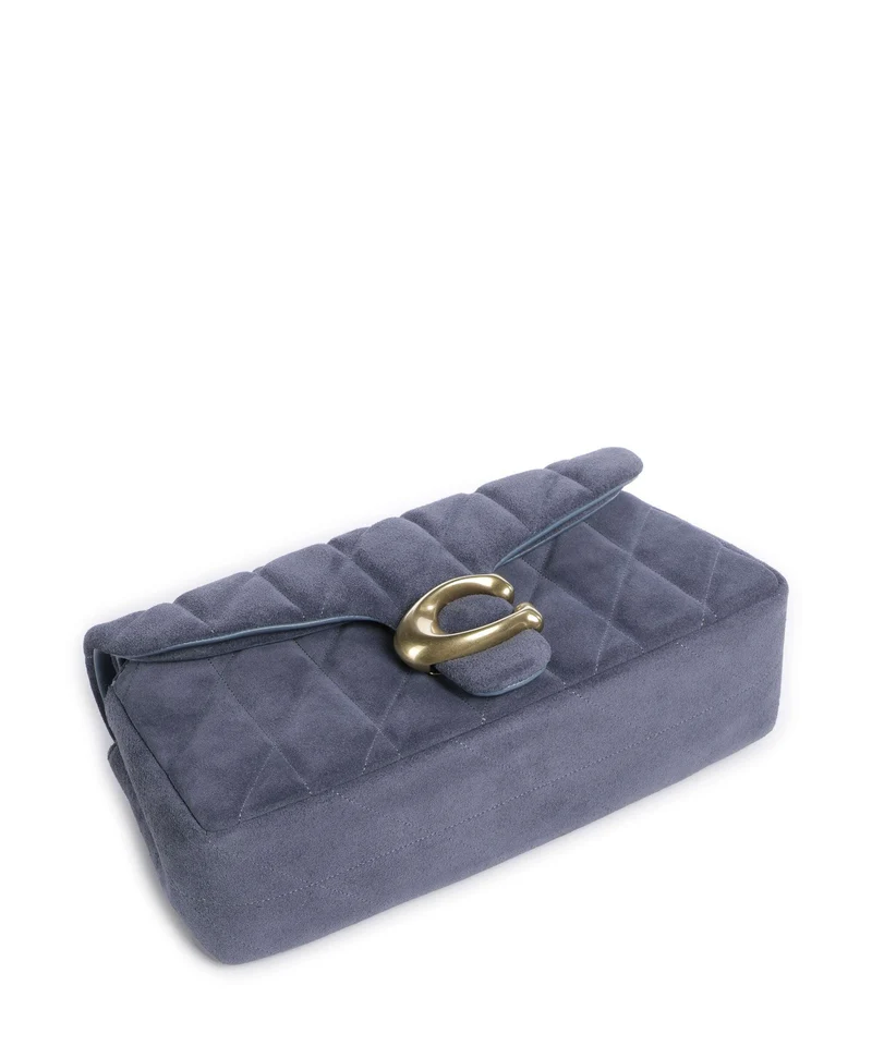 Coach Tabby Quilted 26 Schultertasche light denim