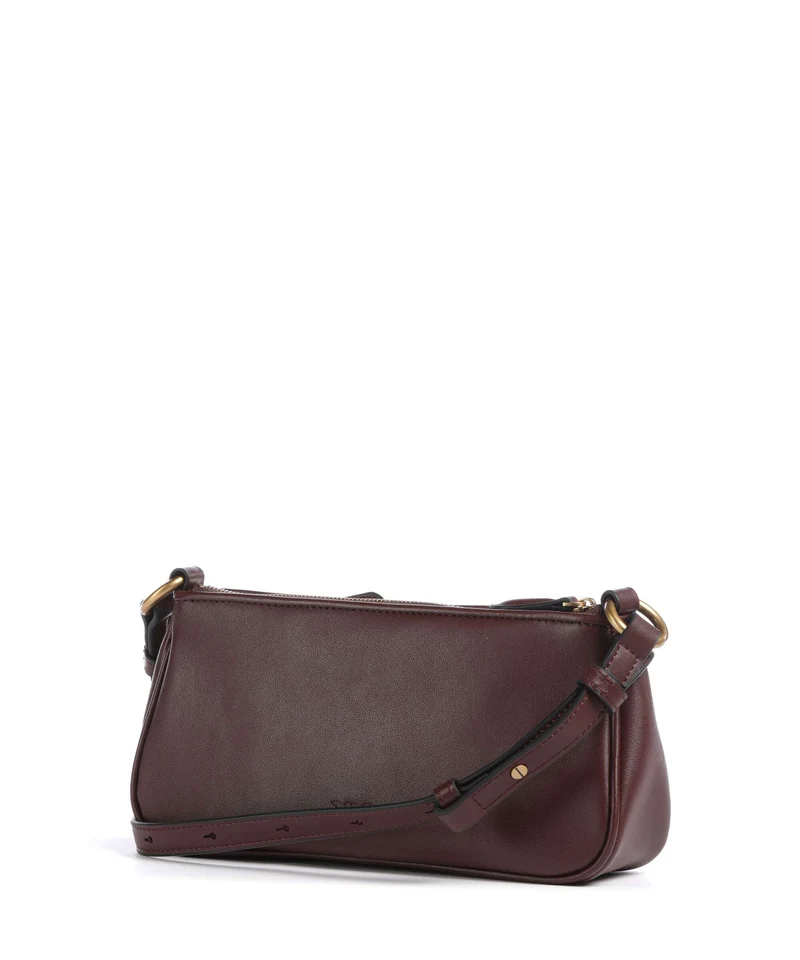Pinko Half Moon Mini Umhängetasche burgundy wine/antique gold