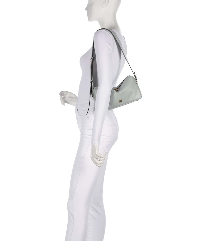 Pinko Schultertasche grigio perla/antique gold