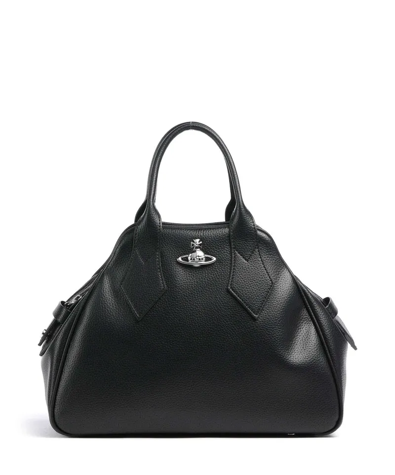 Vivienne Westwood Yasmine Grain Medium Handtasche black