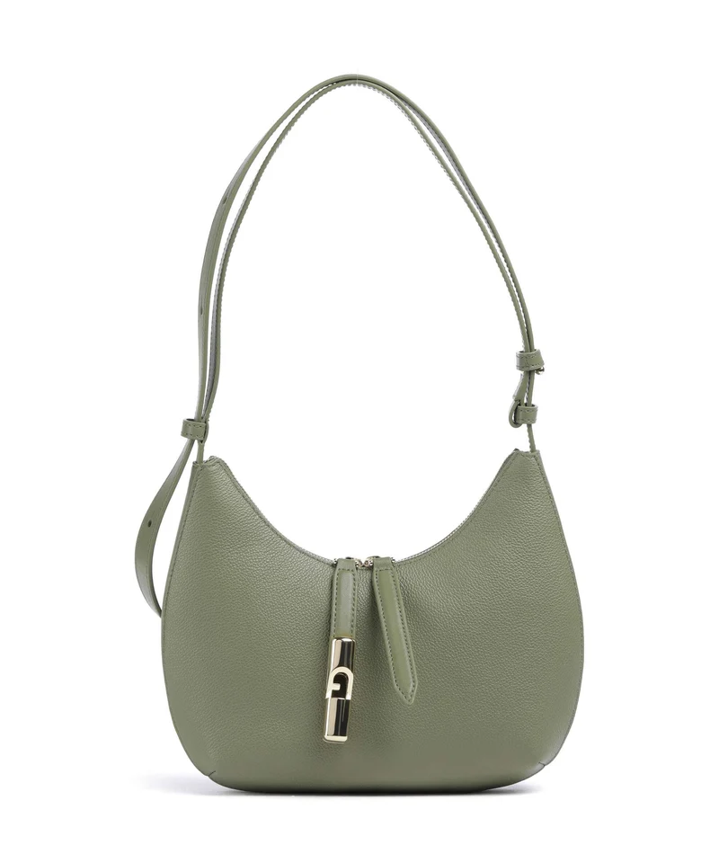 Furla Goccia S Schultertasche avocado