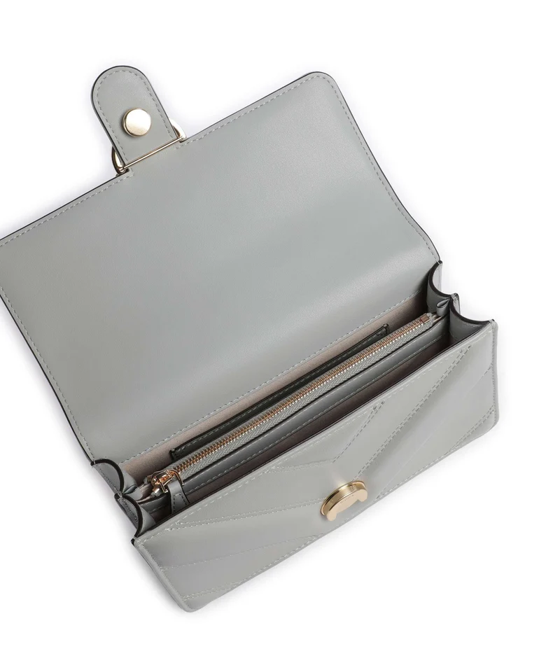 Pinko Love One Mini Schultertasche grigio perla/gold mordore