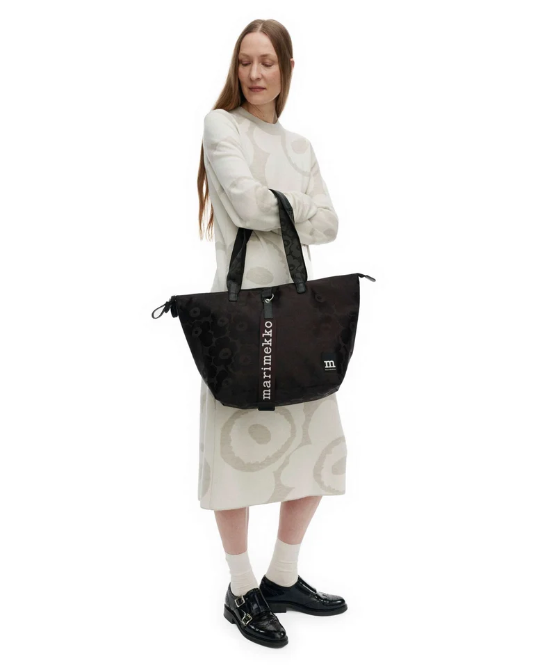 Marimekko All Day Unikko Shopper black