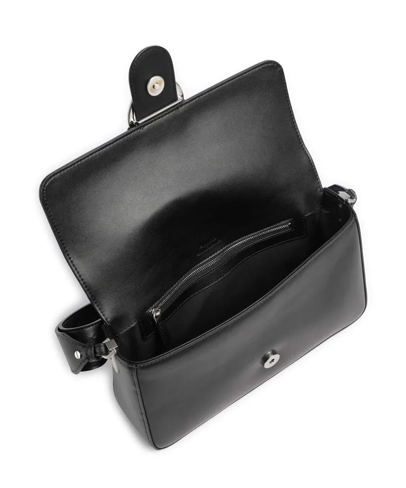 Pinko Love One Classic Slouchy Schultertasche nero limousine/matt silver
