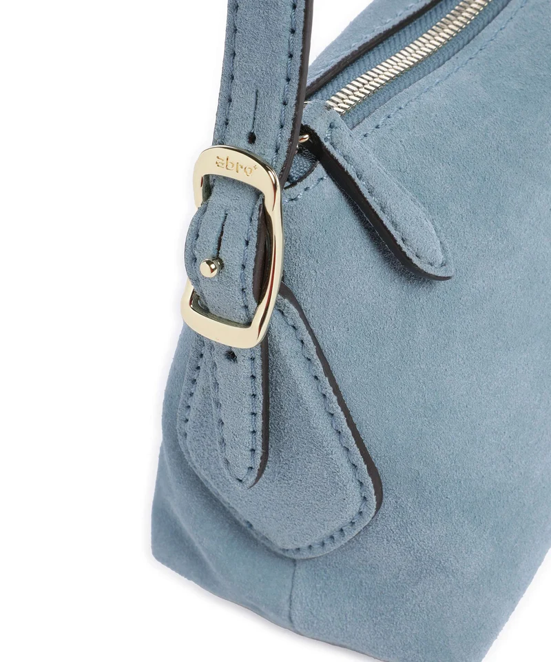 Abro Suede Carina Schultertasche sapphire