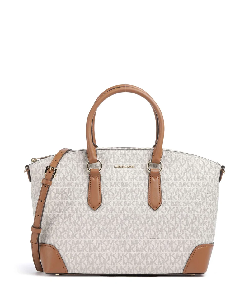 Michael Kors Murphy Large Handtasche vanilla/acorn