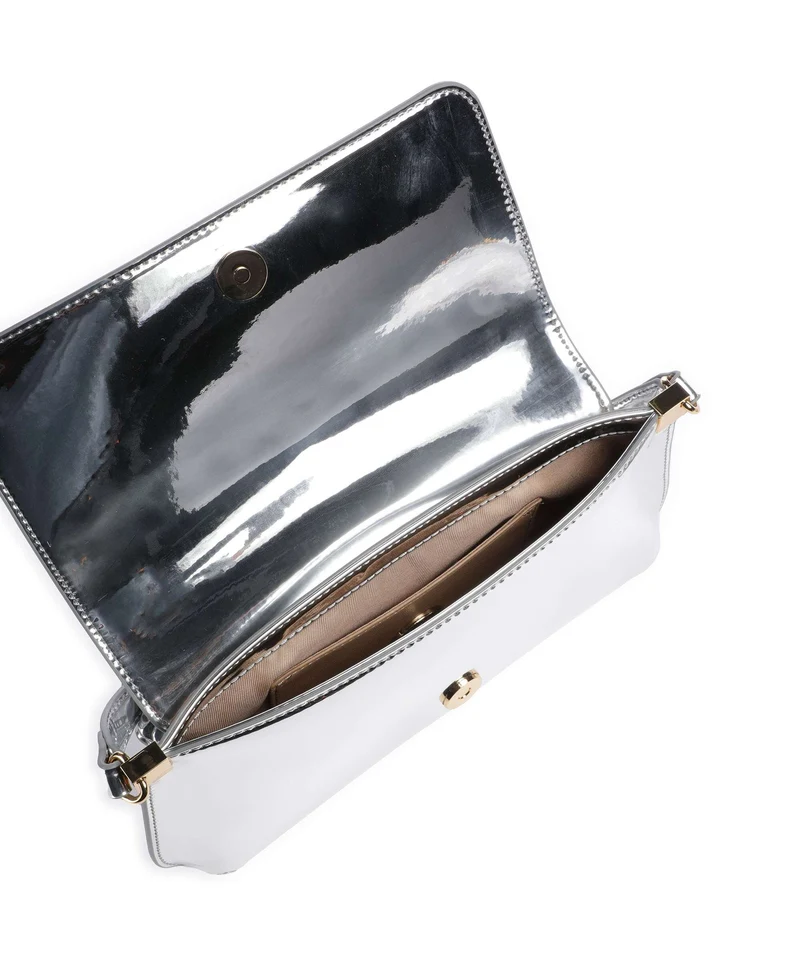 Love Moschino Smart Daily Schultertasche silver