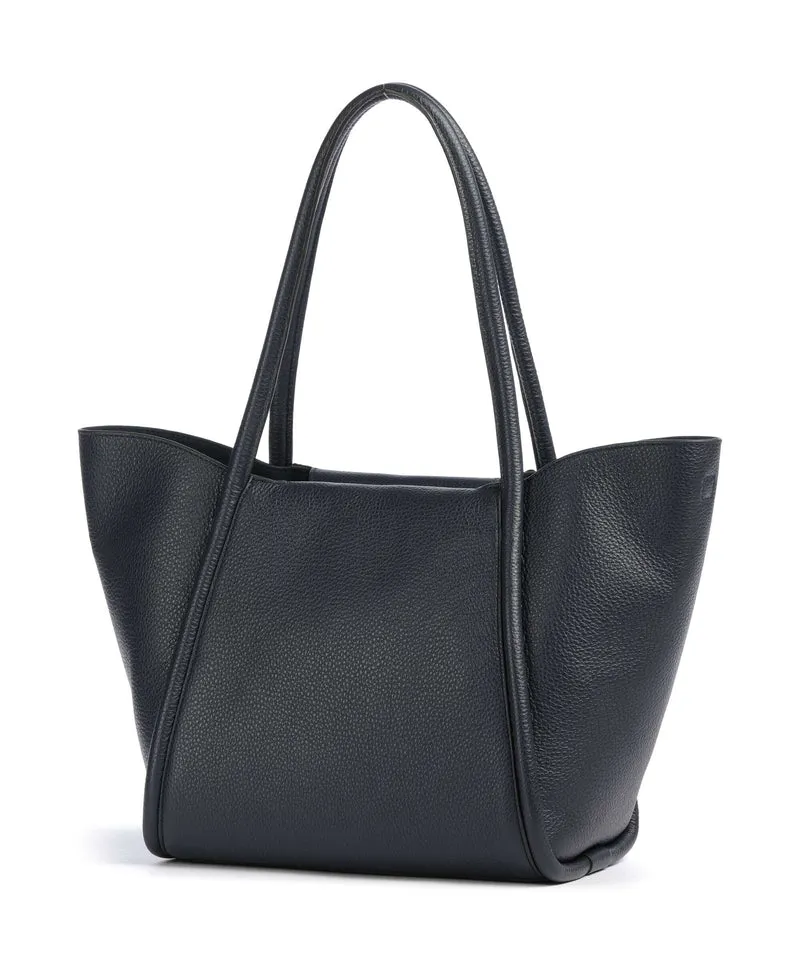 Abro Agave Willow Small Shopper navy