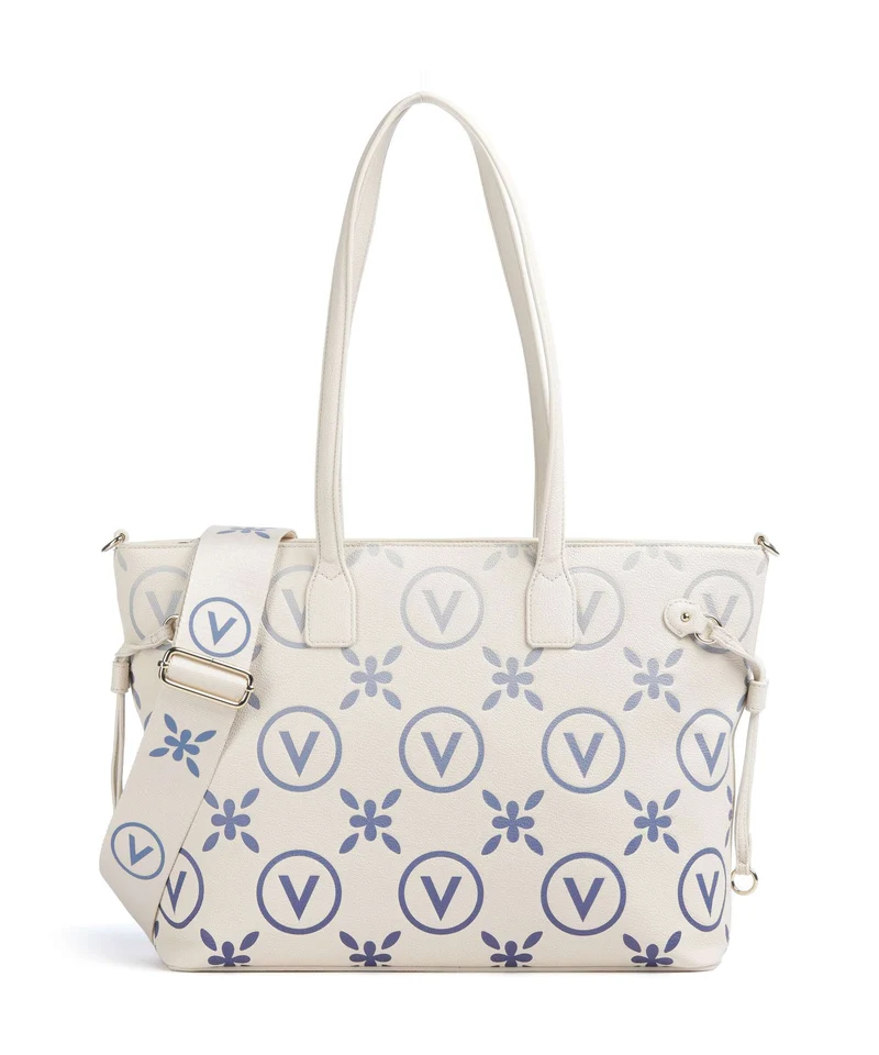 Valentino Bags Samba Re Print Shopper ecru/bluette