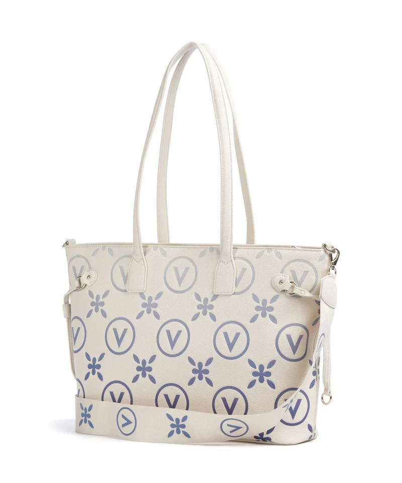 Valentino Bags Samba Re Print Shopper ecru/bluette