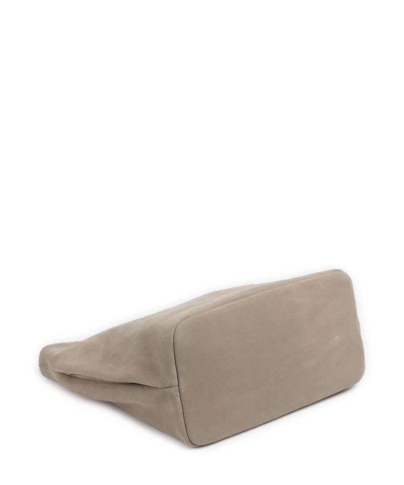 Abro Suede Ebony Beuteltasche siena