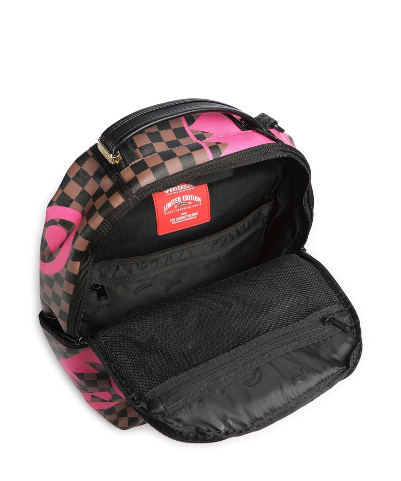 Sprayground Pink Bear Shark Rucksack multicolour