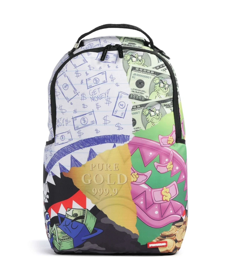 Sprayground Mean Money Collage Rucksack multicolour