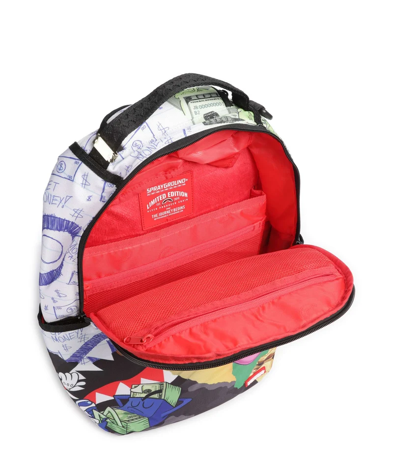 Sprayground Mean Money Collage Rucksack multicolour