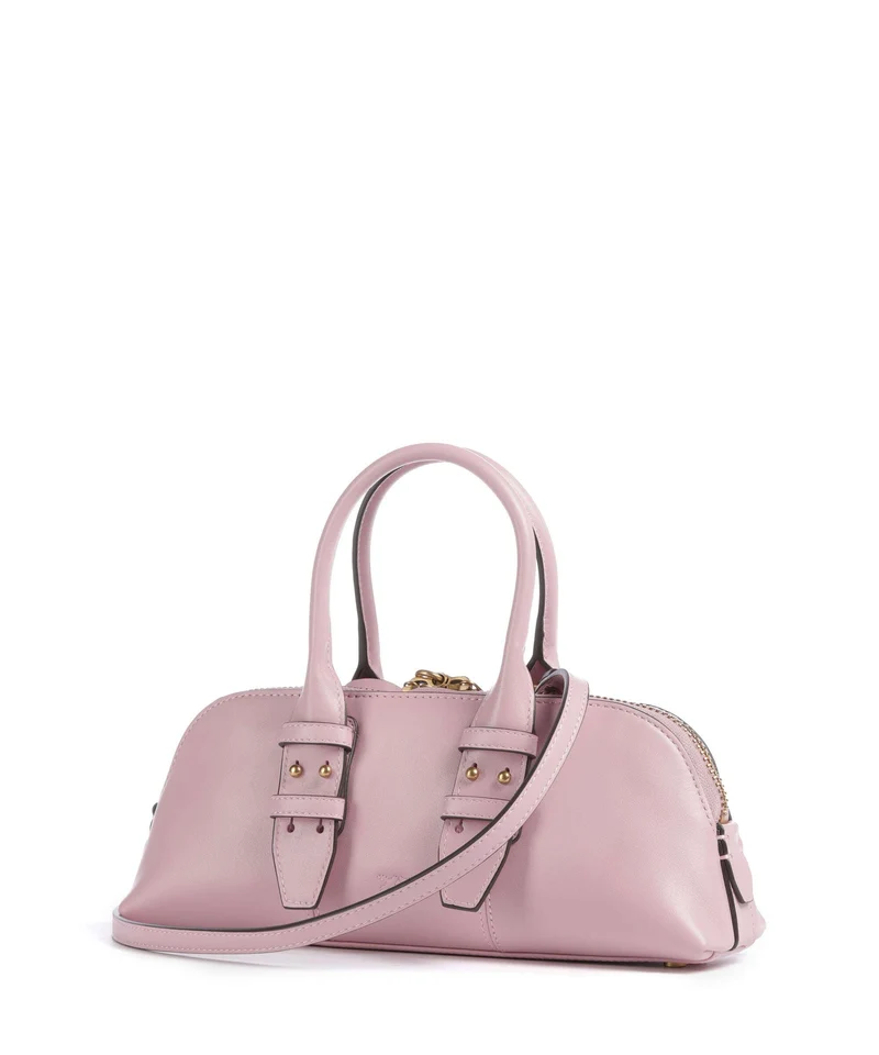 Pinko Bowling Horizontal Handtasche rosa chiaro/antique gold
