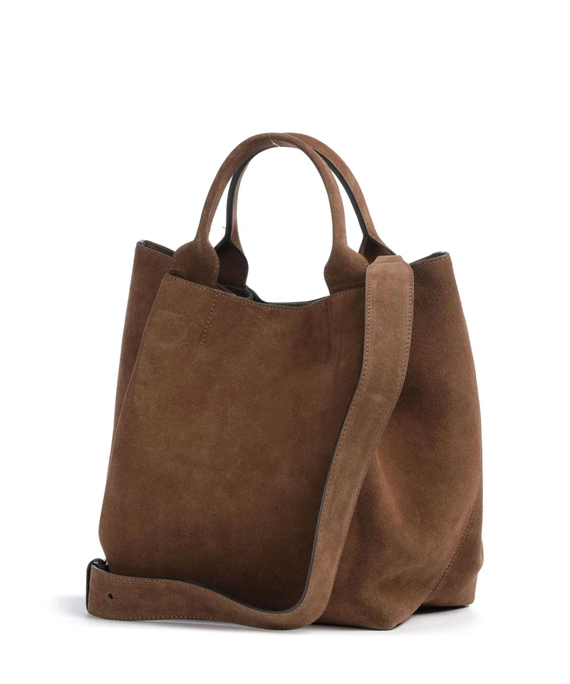 Abro Suede Essential Medium Handtasche wood