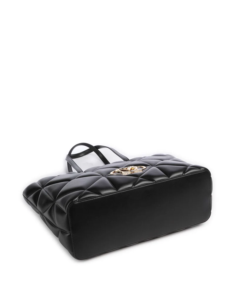 Love Moschino Embossed Q Shopper black