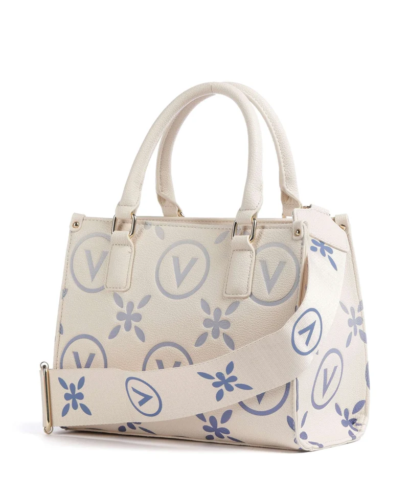 Valentino Bags Samba Re Print Handtasche ecru/bluette