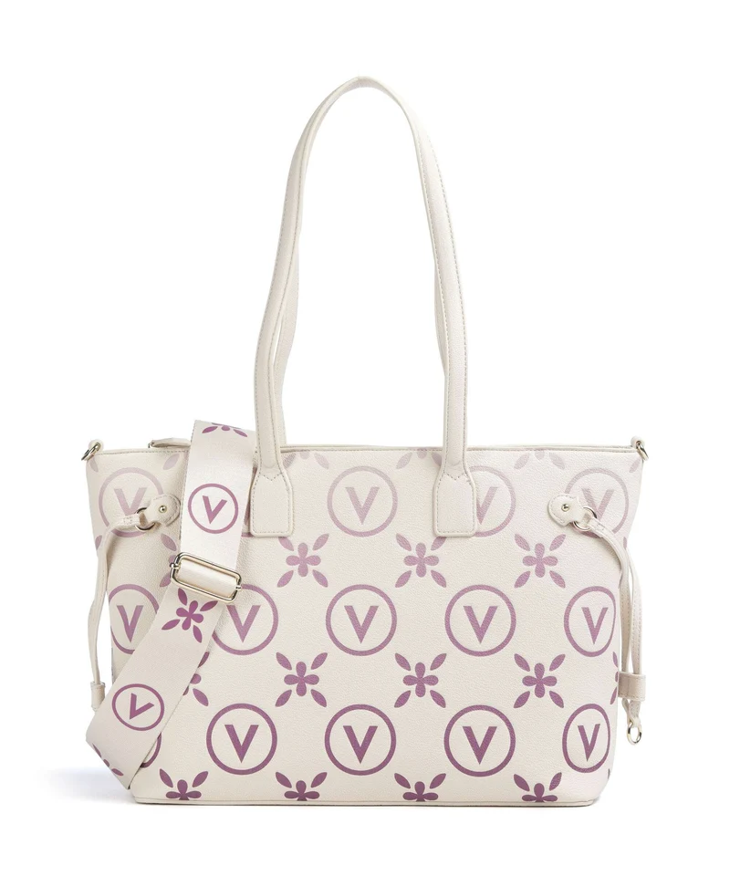 Valentino Bags Samba Re Print Shopper ecru/rosa