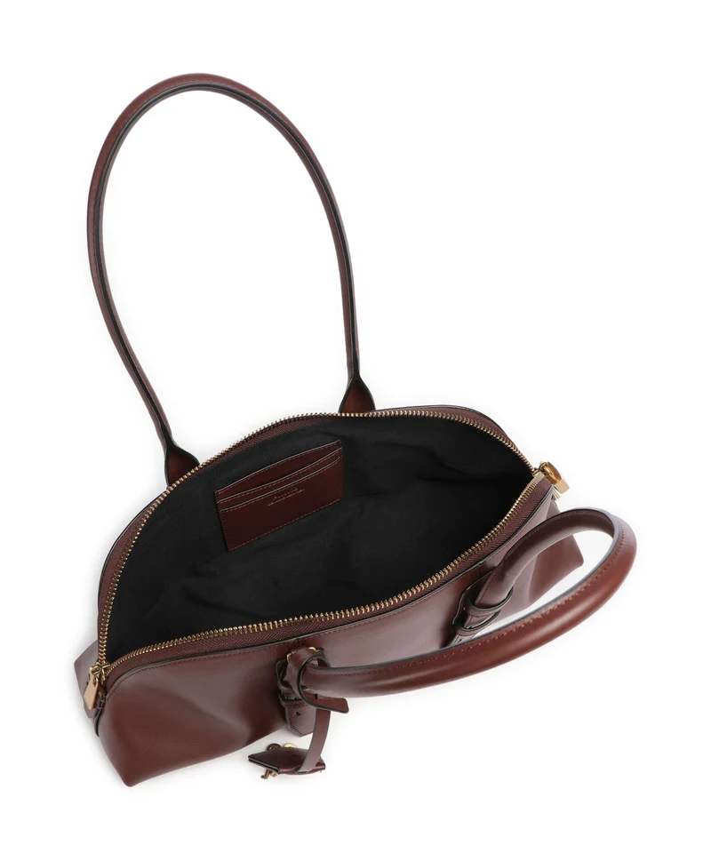 Pinko Bowling Horizontal Big Handtasche burgundy wine/antique gold