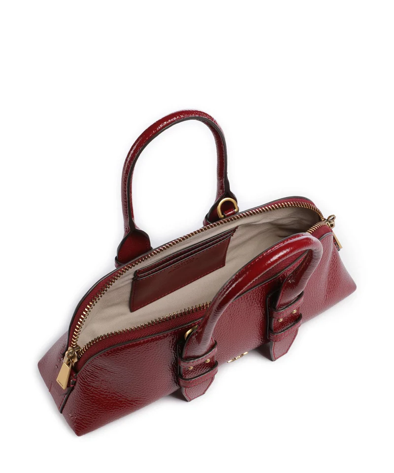 Pinko Bowling Horizontal Handtasche rosso scuro/antique gold