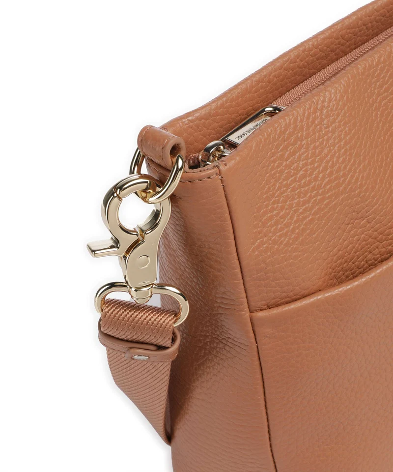 Mandarina Duck Mellow Leather Umhängetasche pecan nut