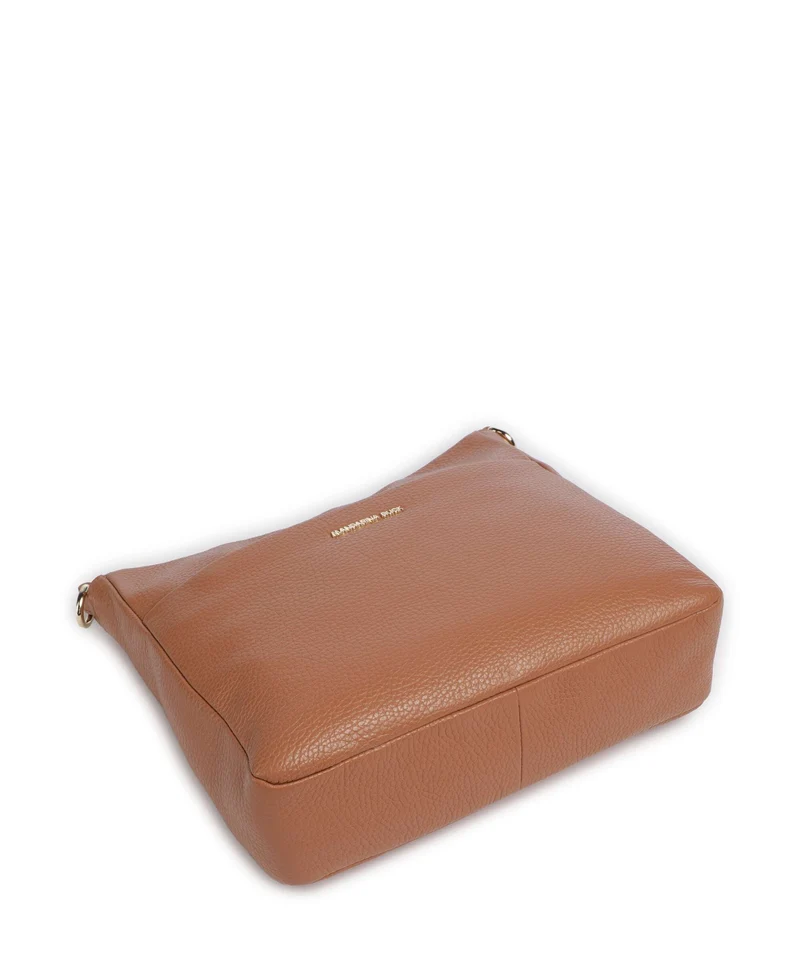 Mandarina Duck Mellow Leather Umhängetasche pecan nut