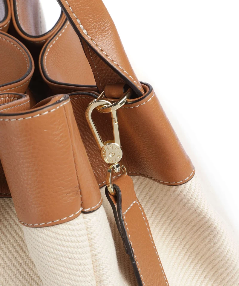 Abro Super Drill Essential Medium Handtasche ivory/cuoio