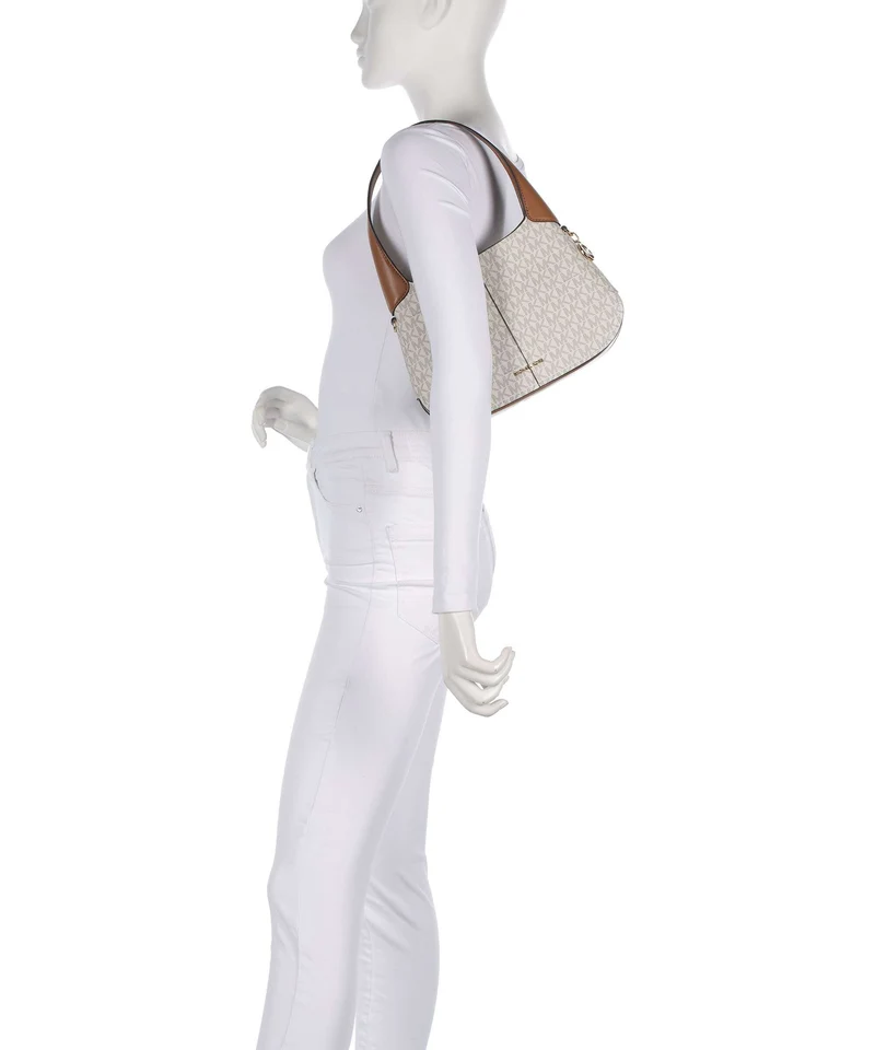 Michael Kors Alice Small Schultertasche vanilla/acorn