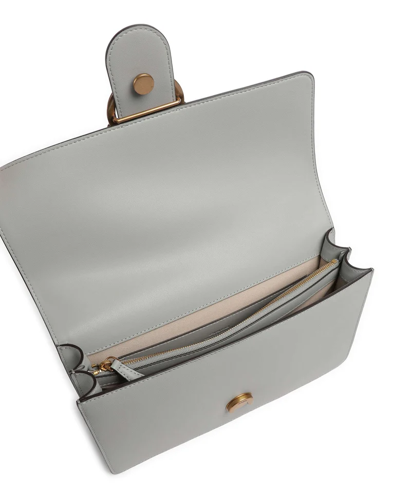 Pinko Love One Classic Umhängetasche grigio perla/antique gold
