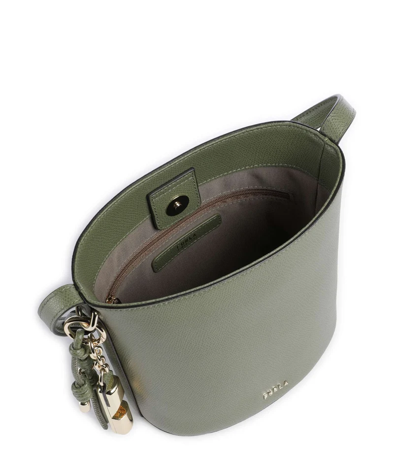 Furla Roxie Mini Bucket Handtasche avocado