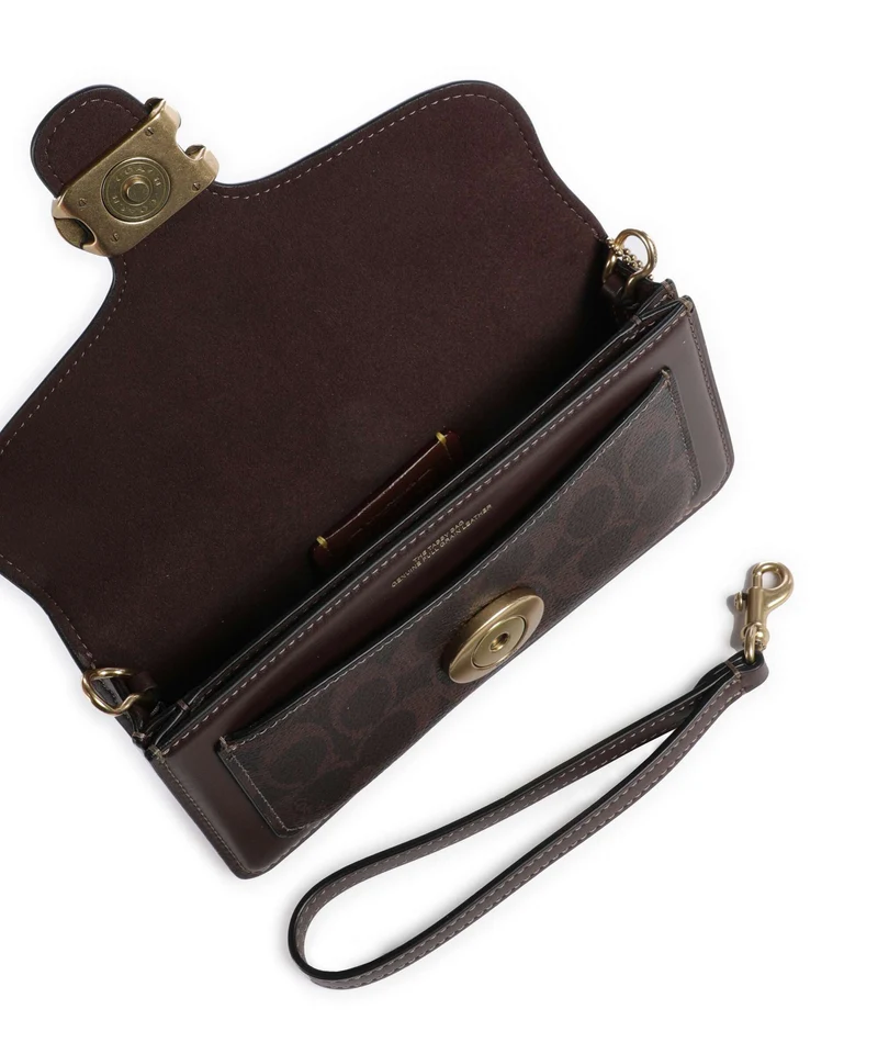 Coach Tabby Signature Chain 19 Umhängetasche maple