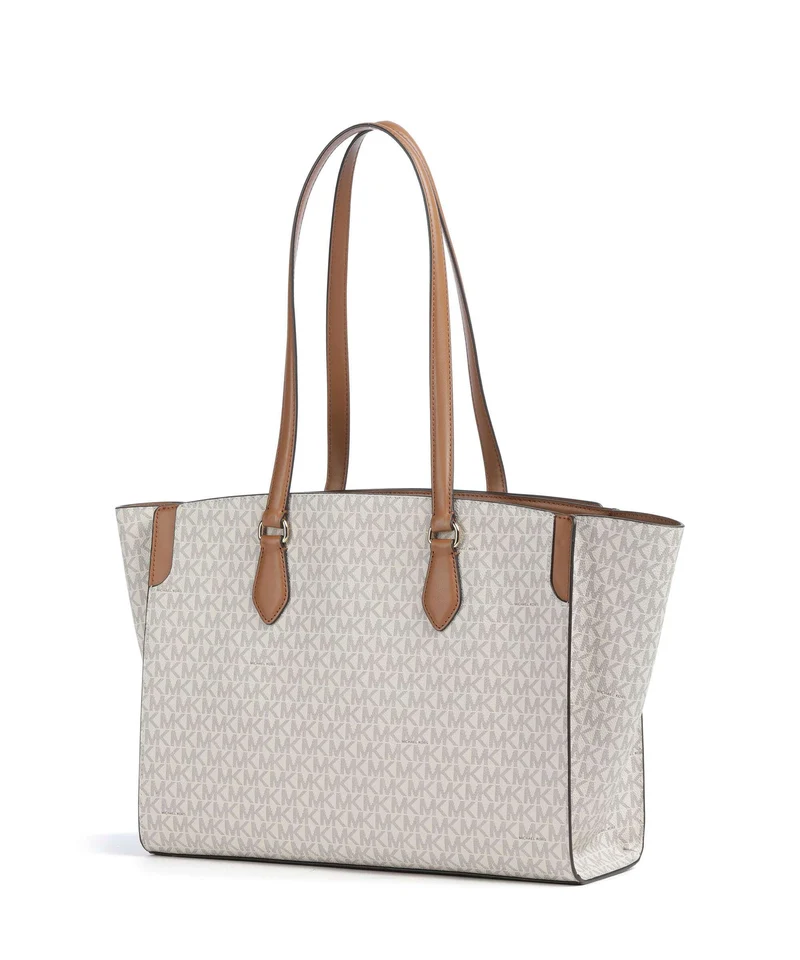 Michael Kors Becca Large Shopper vanilla/acorn