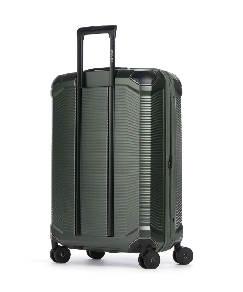 Travelite Millenium 4-Rollen Trolley Set pine green