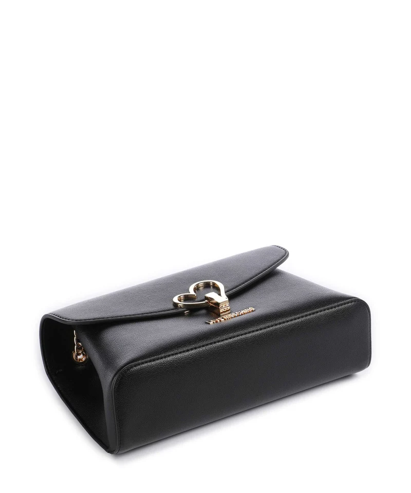 Love Moschino Heart Turnlock Schultertasche black