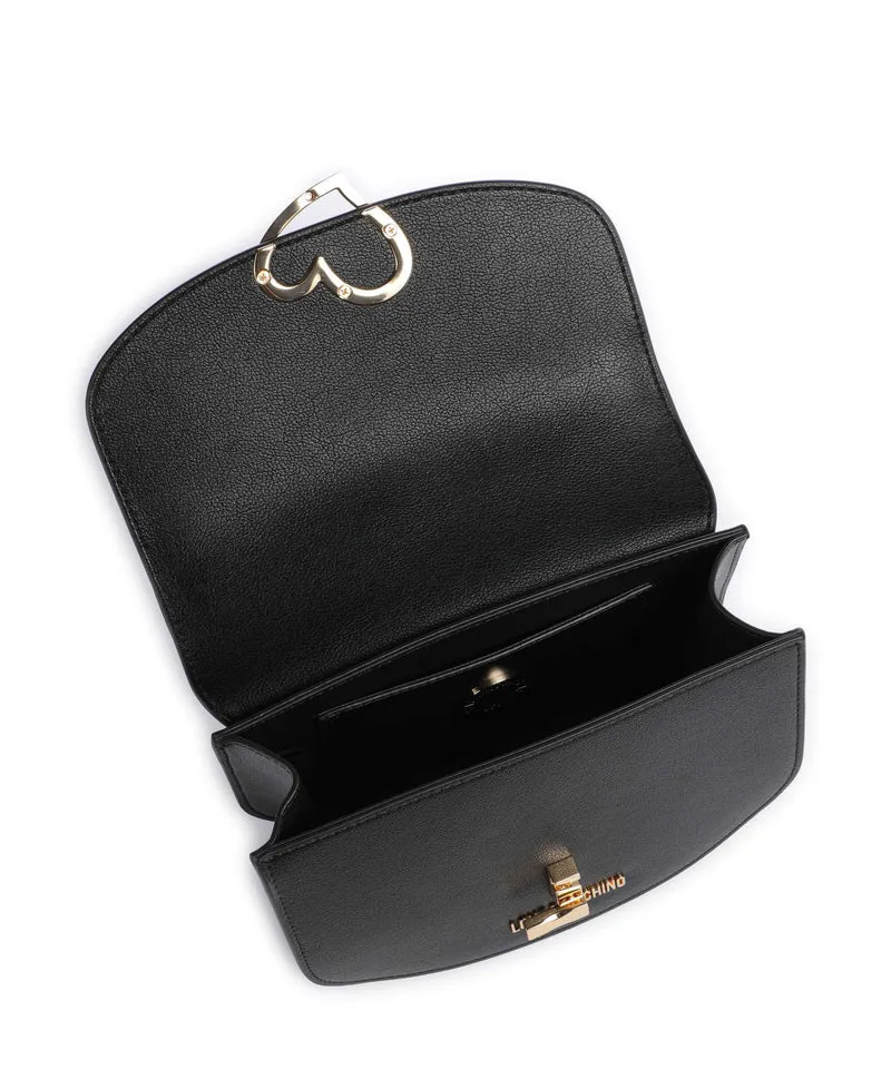 Love Moschino Heart Turnlock Handtasche black