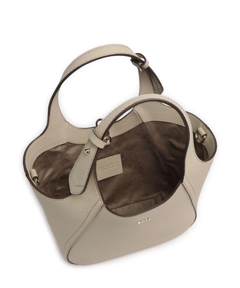 BOSS Lenah Small Handtasche light beige